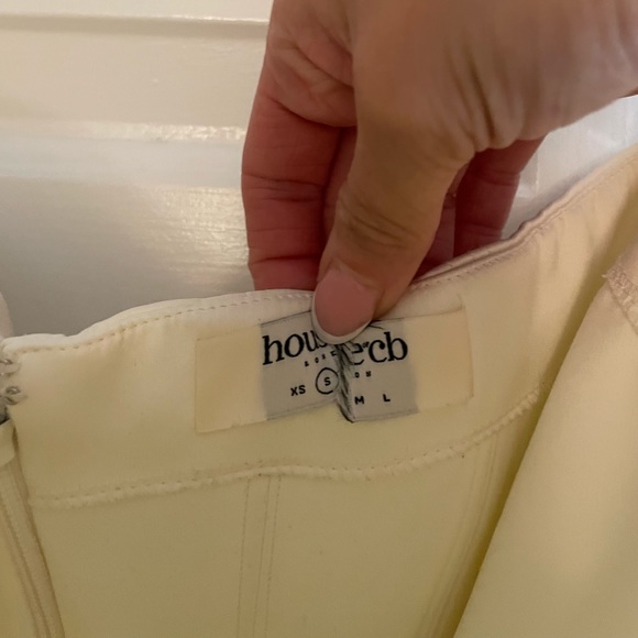 House Of CB 'Marisa' Ivory Satin Corset Dress - Picture 12 of 12